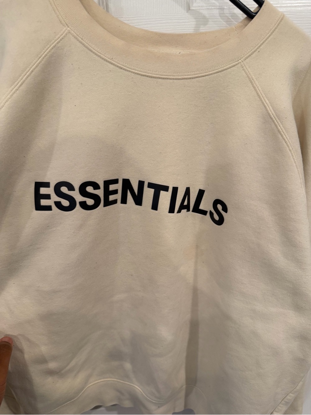 Fear of God ESSENTIALS buttercream crewneck